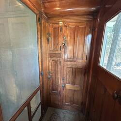 Icebox on enclosed end vestibule