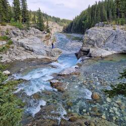 ....kleiner Wasserfall am Elbow....