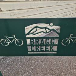 ....Bragg Creek am Eingang zum Elbow Valley....