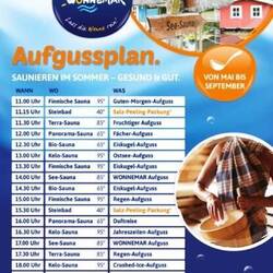 Der Hammer war der Aufguss in der Panoramasauna, rappelvoll, wegen dem -Top-Body-Tattoo-Saunameister