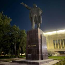 Die Lenin-Statue von Bishkek