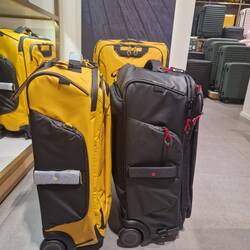 In the samsonite shop comparing my bag with others