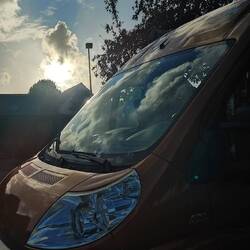 In der Abendsonne sitzen