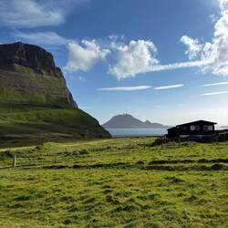 Beautiful mountains surrounded this town