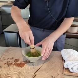 Preparing Matcha