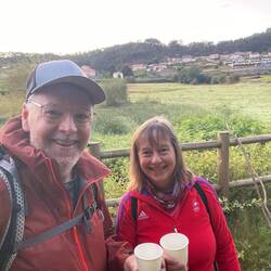 Sad to leave the Monastery and the town of Armenteira but we had a difficult 22km hike ahead