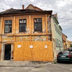 Bei der Abfahrt in Sibiu gerade noch gesehen