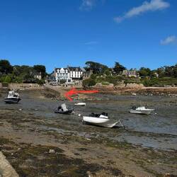 Dort war unsere Anlegestelle 🫣 Wie soll's nun zurück gehen??