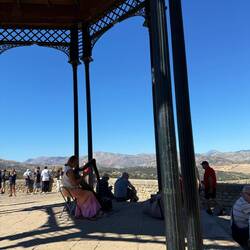 The harp matched the view quite well