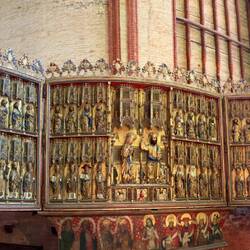 der Hochaltar aus St. Georgen (beides ca. 1430)