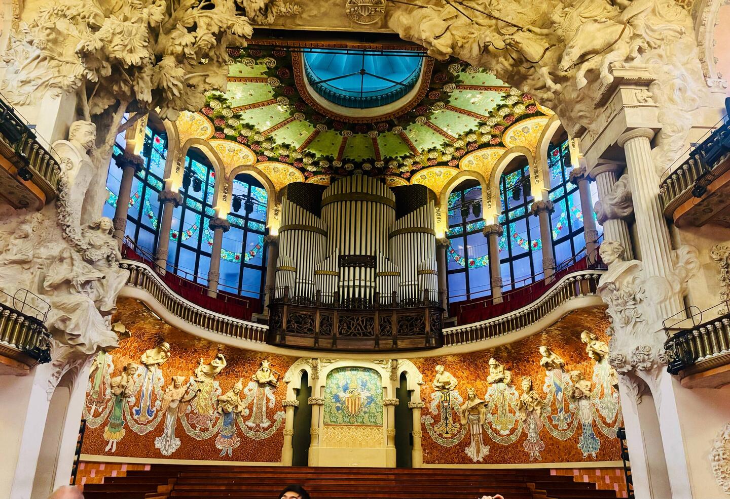 View to the stage
