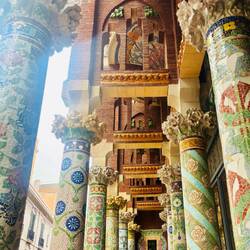 Outside on the balcony