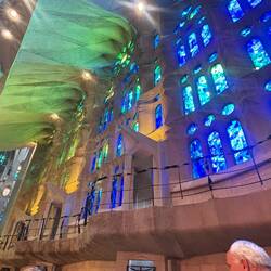 The light coming through the windows was mind blowing