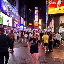 Nächtlicher Streifzug über den Times Square