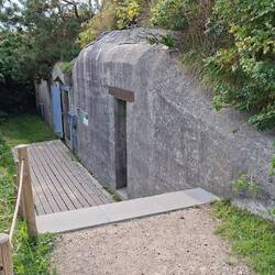 Das Bunkermuseum am Leuchtturm von Hirtshals.