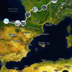 Nuestras diversas paradas en este viaje a España y Portugal