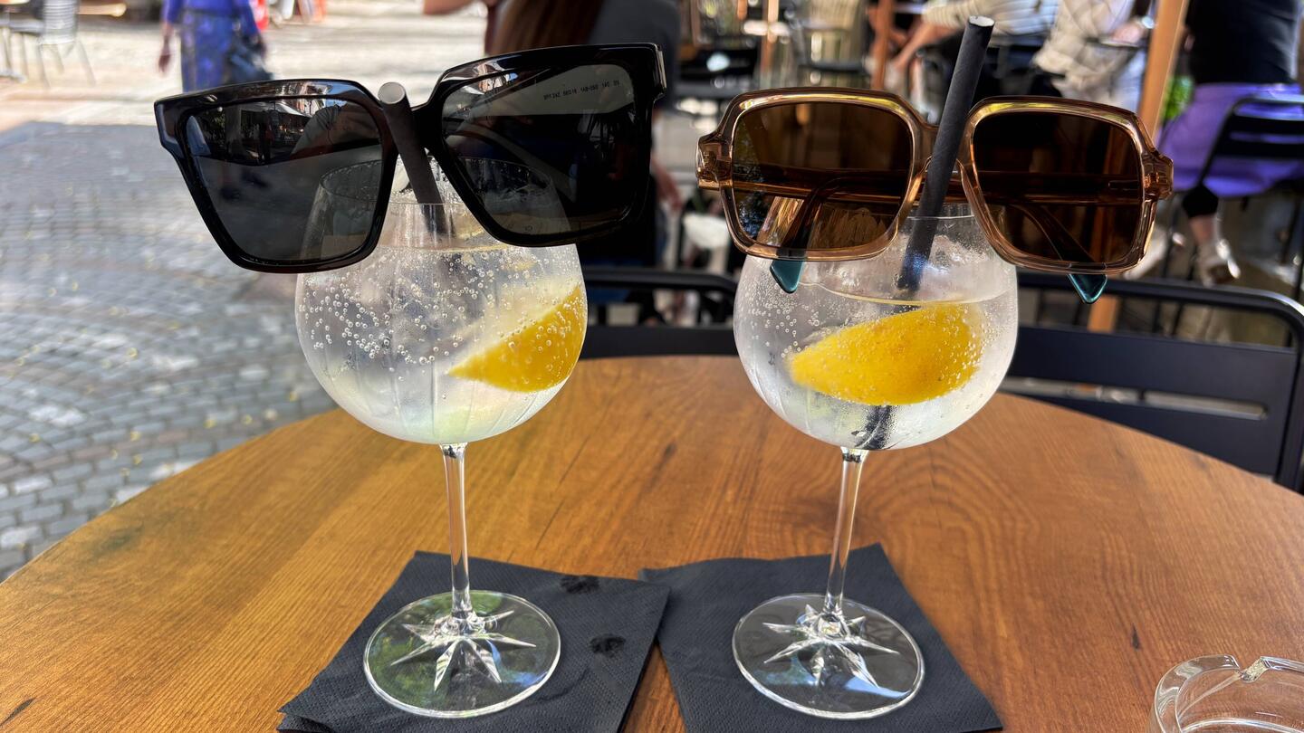 Nach der Bootstour und vor der Stadttour - smiling Gin Tonic 😂
