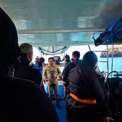 Kurzes Briefing vor dem Einstieg