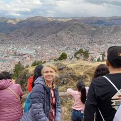 Blick auf Cusco von oben