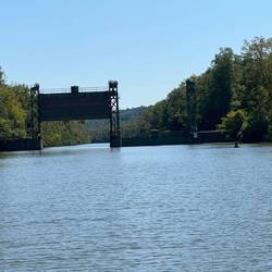 Guard Gate 3. Only one side is raised currently. They can drop these for flood control
