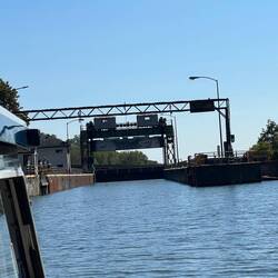 Approaching lock 17