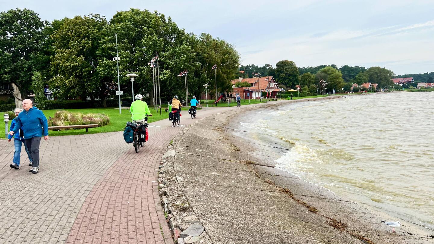 Am Strand von Nida entlang