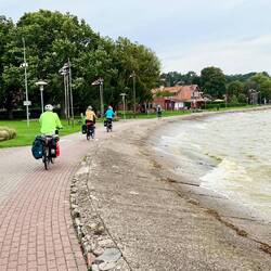Am Strand von Nida entlang