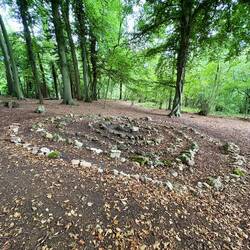 Spiral nr King Arthur’s cave, Doward