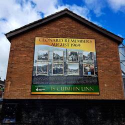 In der Bombay Street, die 1969 dem Erdboden gleichgemacht wurde