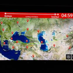 Von Bishkek (FRU) an Tashkent vorbei zurück nach Istanbul