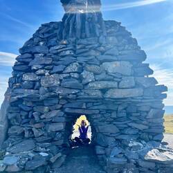 This statue depicts the giant man who lived in this part of Snaefelsness.