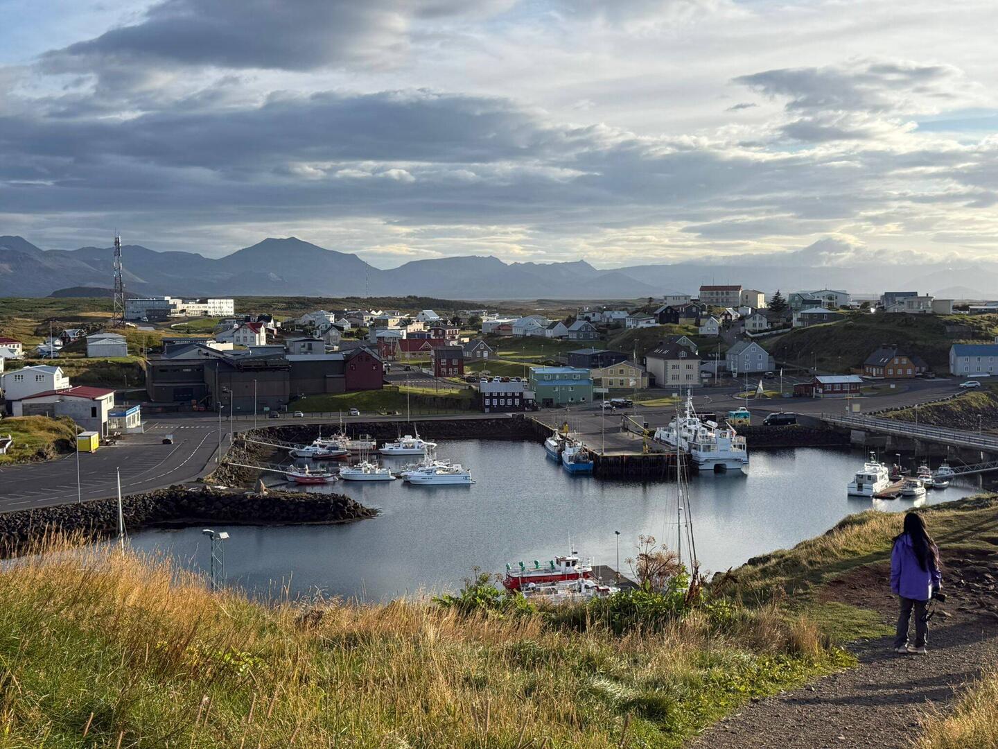 The harbour at Stykkisholmer. The name means pieces of islands. Another beautiful part of Iceland.