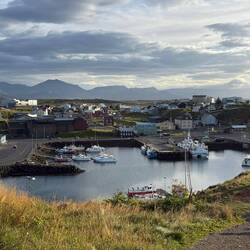 The harbour at Stykkisholmer. The name means pieces of islands. Another beautiful part of Iceland.