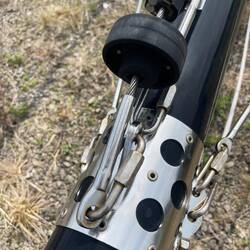 Kunststoffring zum Abweisen der Fallen vom Rollstag