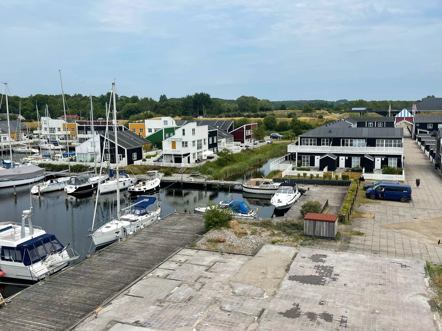 Øer Marina von oben