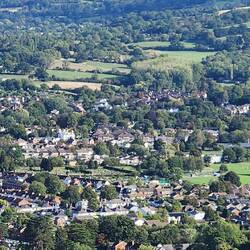 Overlooking Cheltenham