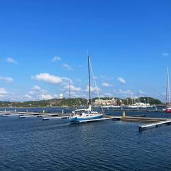auch hier im Hafen von Karlskrona ist nix mehr los