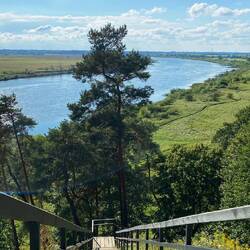 Blick auf die Memel und nach Russland