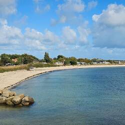 Blick auf den Campingplatz
