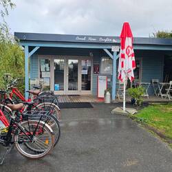 Rezeption mit Fahrradverleih