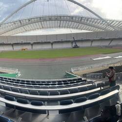 Panoramic view of the stadium
