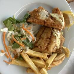 Fish and chips for lunch
