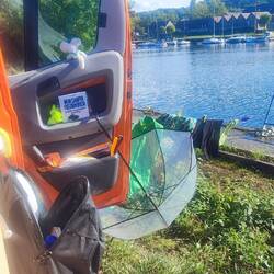 Na wenigstens trocknen nun die Klamotten