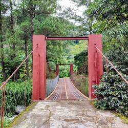 Brücke über den Río Caldera
