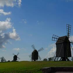 Die letzten Mühlen von Öland.