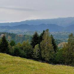View of Carpathian Mountains
