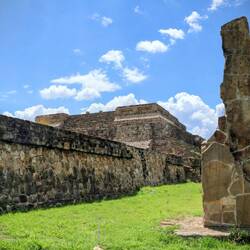 Solar column at Monte Albán.