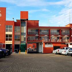 Accomodation in Oaxaca, the most safe parking in town.