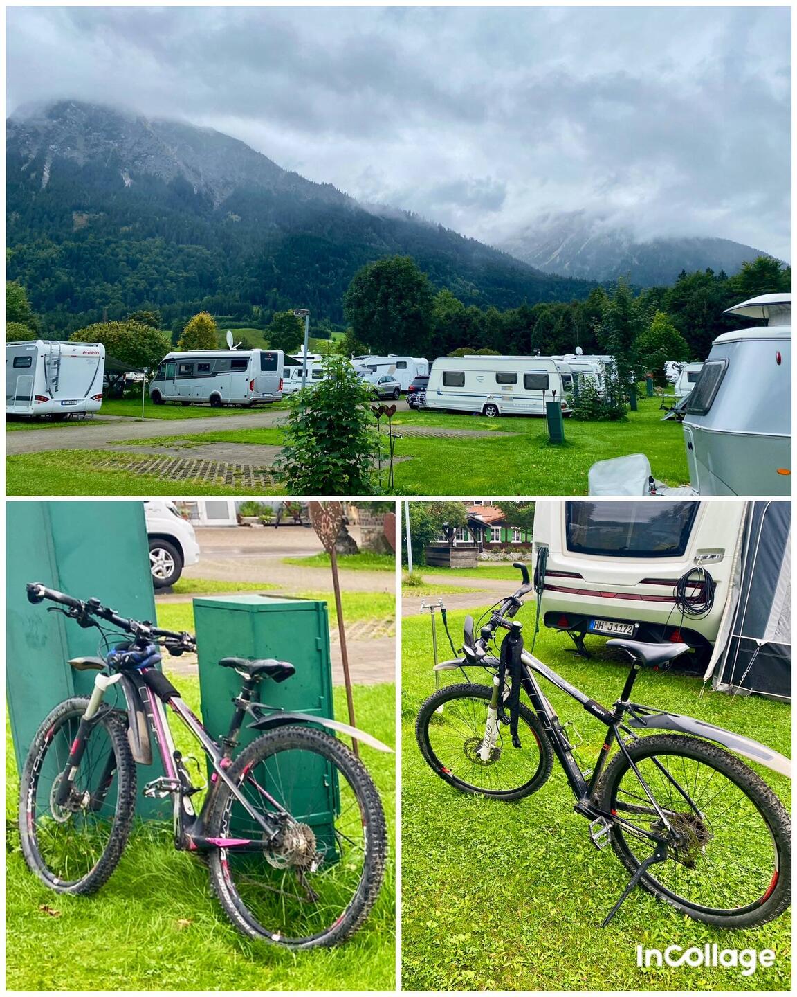 Blick in die Berge - ob es sich lohnt? Wir radeln trotzdem mal los...