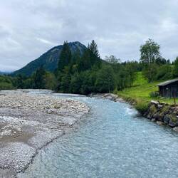 Auf dem 🚲-Rückweg an der Trettach